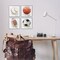 Stupell Industries Soft Pastel Sports Balls 4pc Framed Giclee Set Design by Matthew Piotrowicz